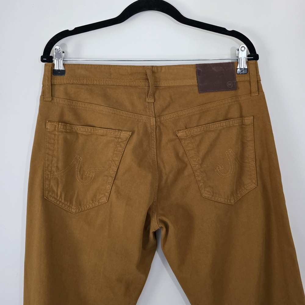 Adriano Goldschmied The Graduate Tailored Leg Pant in Golden Brown Sz 32X34 NEW - Picture 6 of 11